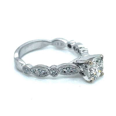 Engagement Diamond Ring - Round 1.CT