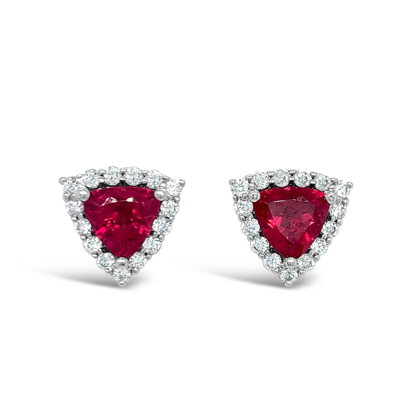 14kw Rubellite Tourmaline Earrings