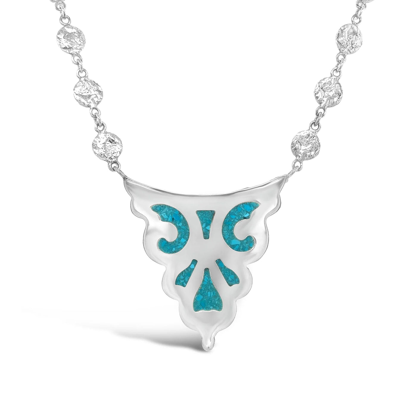 Sterling silver Turquoise Inlay Necklace