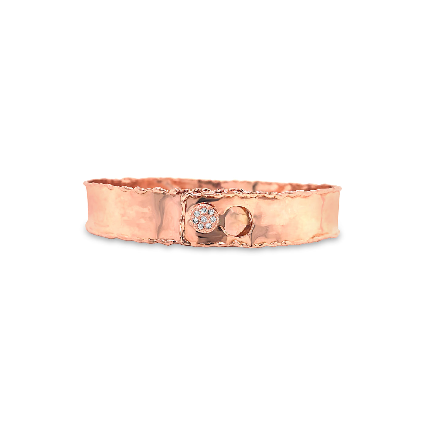 DP Custom Rose Gold Cuff w/diamonds