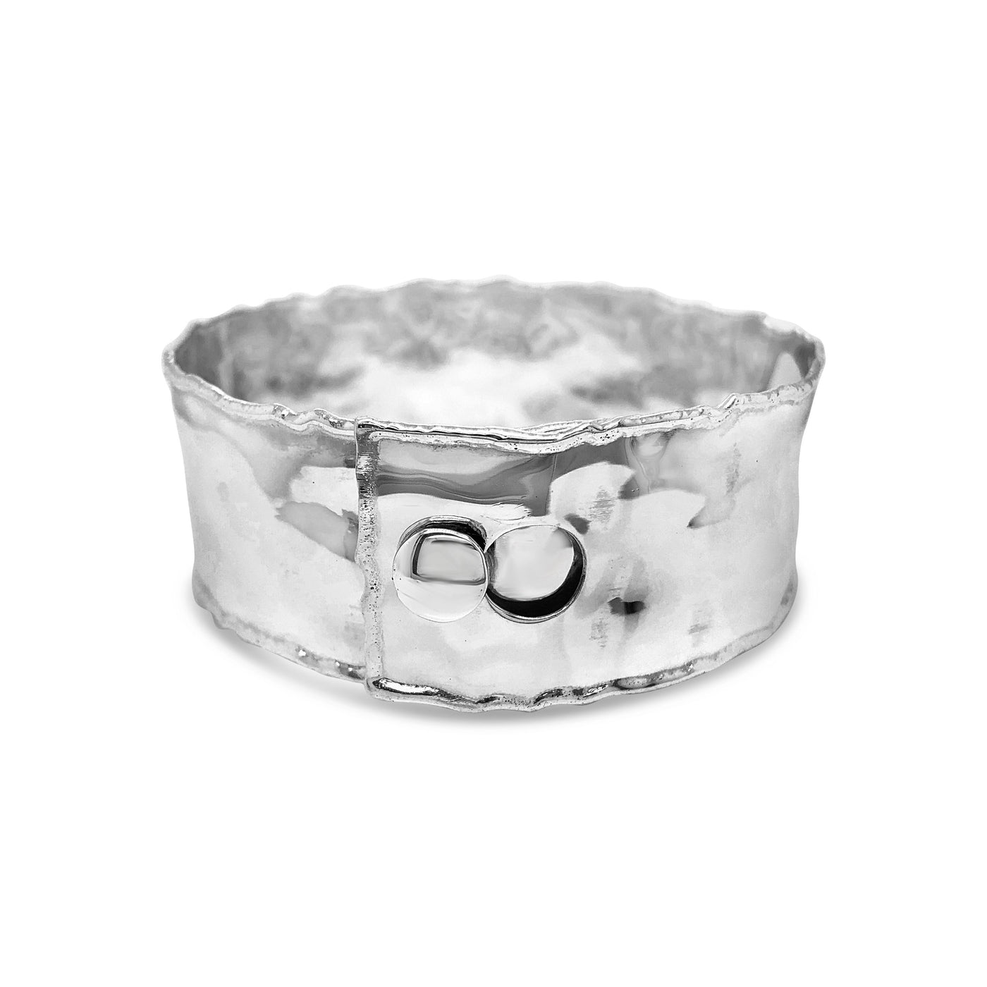 Original Design: 3/4 Inch Sterling Silver Original Rolled Edge Cuff